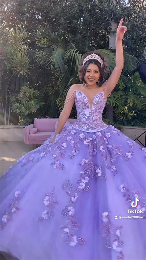 Rapunzel Themed Lilac Quince Dress [video] Purple Quinceanera Dresses Pretty Quinceanera
