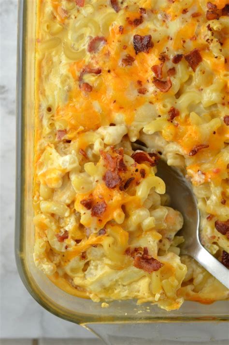 Baked Bacon Macaroni And Cheese A Taste Of Madness