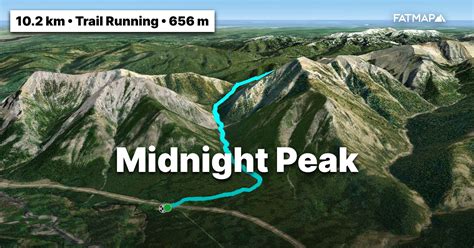 Midnight Peak Outdoor Map And Guide Fatmap