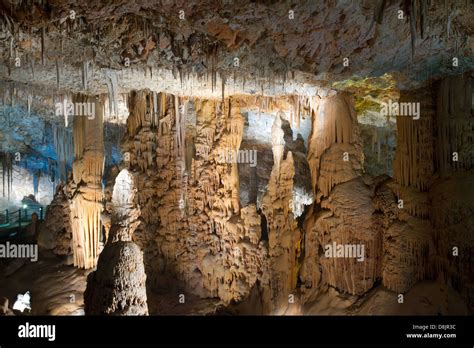 Stalactite Stalagmite Cavern Stock Photo Alamy