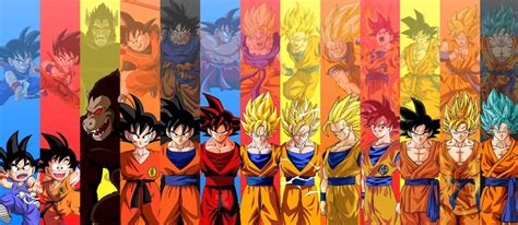 Evolución Goku Dragones Personajes De Dragon Ball Muñecas Caricatura