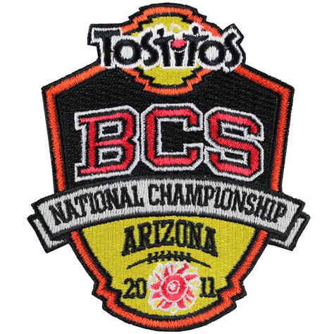 2011 Bcs National Championship Game Tostitos Patch In Arizona Auburn