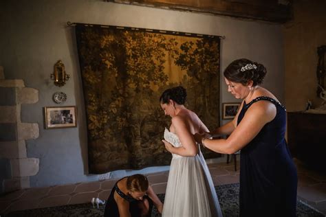 Chateau De Brametourte Intimate Wedding In France