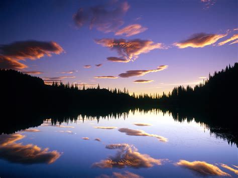 Reflection Lake Mount Rainier National Park Washington Picture