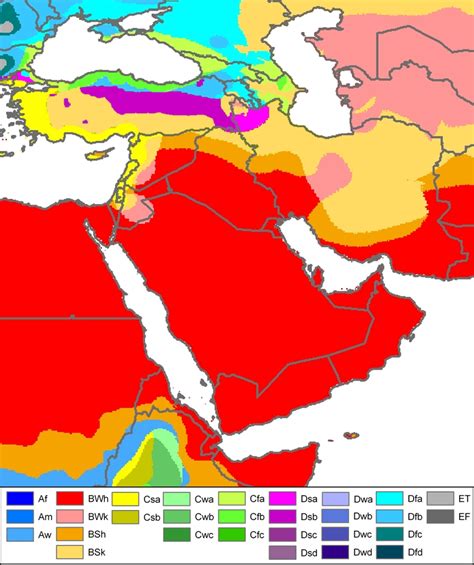 Saudi Arabias Köppen Climate Classification Map 257 Is Based On