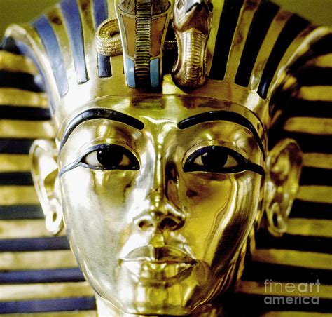 Golden Funerary Mask Of Tutankhamun Photograph By Egyptian School