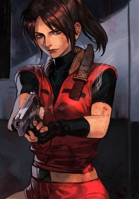 The Art Of Video Games On Twitter Fan Art Resident Evil Claire