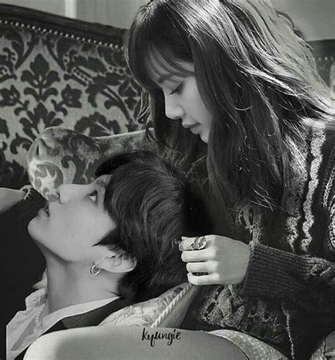 See them kissing couple bts kpop dan korea. Pin by ReBekah Kim on 리사 - 정국 | Kpop couples, Jungkook ...