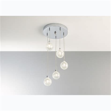 Star ceiling kits include the illuminator (light engine), fiber optic strands, rf remote control, and power supply. ASDA Hanging Crackle Ball Ceiling Light Fitting, - review ...