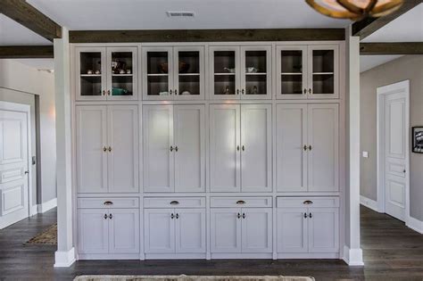Contemporary Kitchen Pantry Unit Shaker Style Doors And Drawers