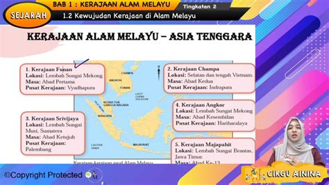 Dari bukti dan keterangan yang disimpulkan dari prasasti dan berita dari tiongkok. Topik 01: Kerajaan Alam Melayu - Jom Tuisyen