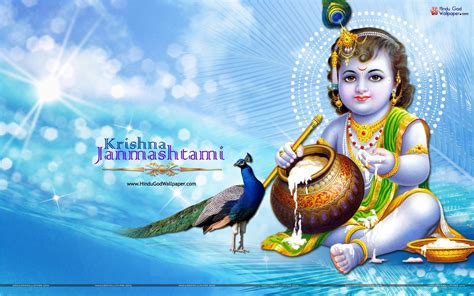 Krishna Janmashtami Hd Desktop Wallpapers Wallpaper Cave