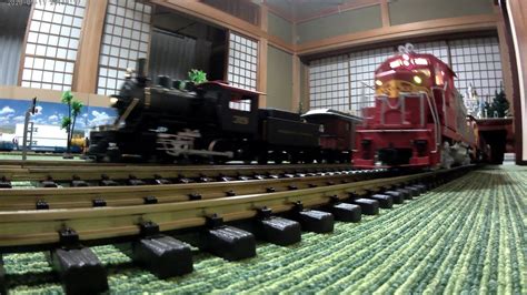 G Scale Indoor Layout Usa Trains Aristocraft Mth Piko Lgb Youtube