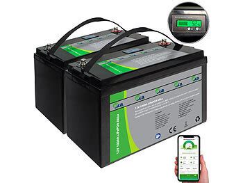 0 MwSt Tka Solar Speicher Batterien 2er Set LiFePO4 Akkus Mit 12 V