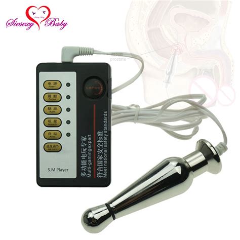 001 1pcs anal plug electric shock host and cable electro shock sex toys electro stimulation sex