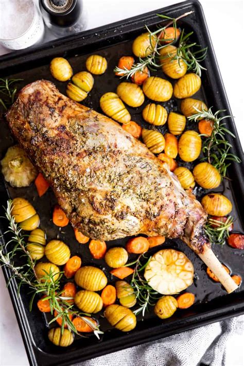 oven roasted leg of lamb recipe [ video] savory nothings