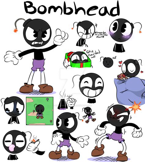 Cuphead Oc Bombhead By Pinkunohato On Deviantart