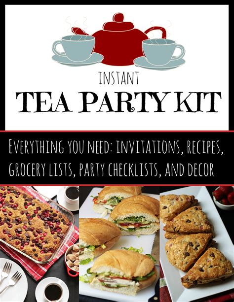 Instant Tea Party Kit