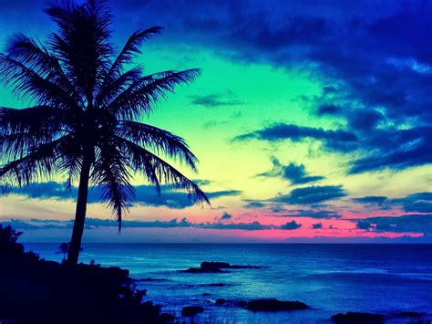 Beautiful Sky Wallpaper Cool Hawaii Sunset Background 1600x1200