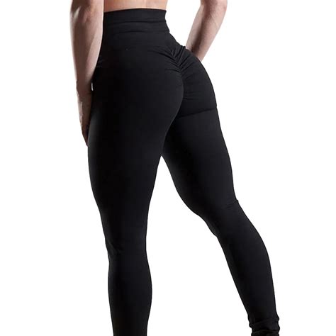 2018 New Sexy Women S Solid Leggings Ladies Pants Hip Push Up Leggings Womens Fitness Workout