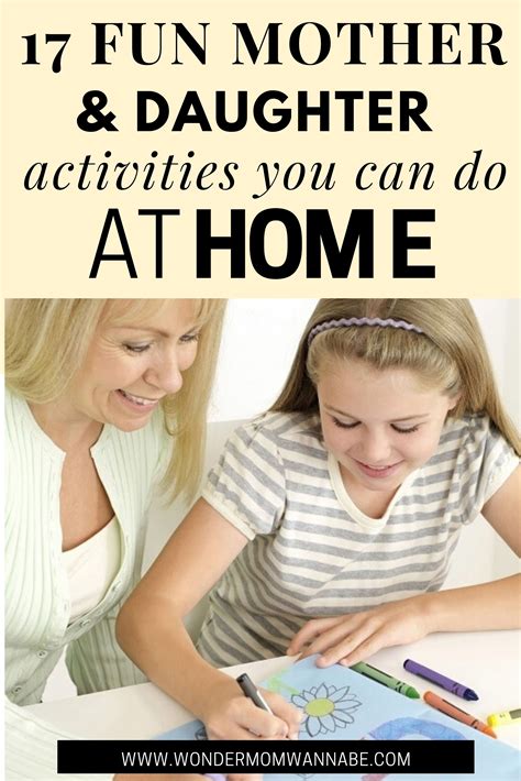 Fun Mother Daughter Activities To Do At Home In 2023 Mother Daughter Activities Daughter
