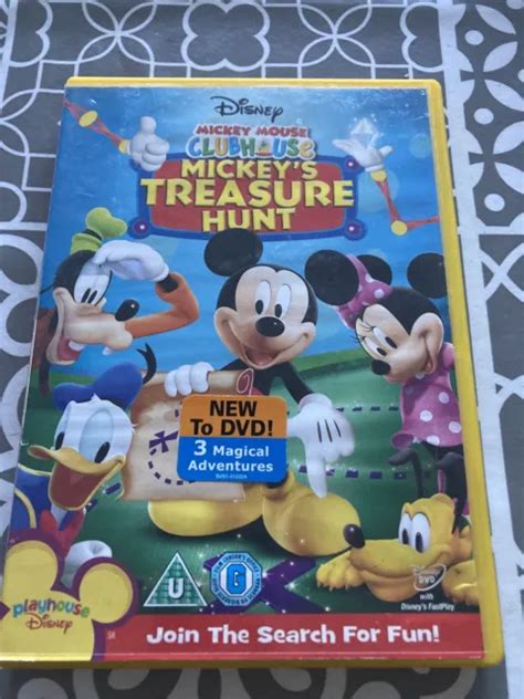 Mickey Mouse Clubhouse Treasure Hunt Dvd 2009 123 Picclick