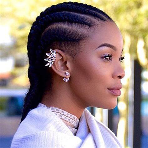 Box braids gathered into a knot. 17 Hot Hairstyle Ideas For Women With Afro Hair