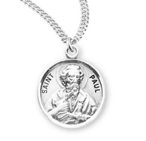 Hmh Religious Catholic Patron Saint Round Medal Jewelry