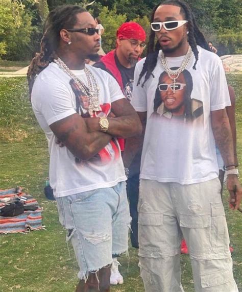 Rhymes With Snitch Celebrity And Entertainment News Offset And Quavo Reunite For Takeoff S