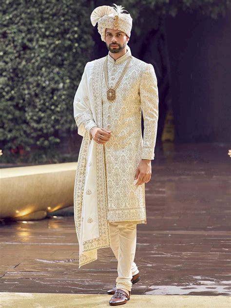 Indian Wedding Sherwani Mens Wedding Wear Wedding Sherwani Groom