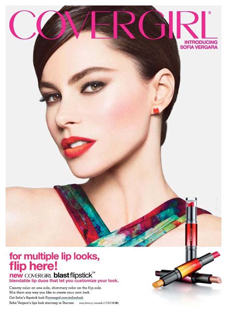 Covergirl Cosmetic Advertising With Sophia Vergara Covergirl