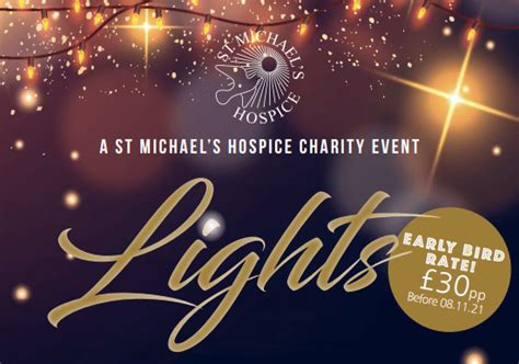 Lights St Michaels Hospice Charity Event Herefordshire