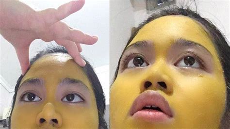 Viral Wajah Wanita Ini Berubah Kuning Setelah Pakai Masker Kunyit Akui