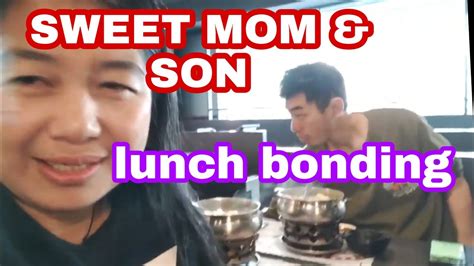 Mom And Son Lunch Bonding Youtube