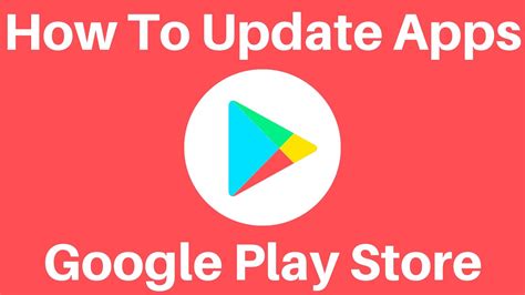 How To Update Android Apps In Google Play Store YouTube