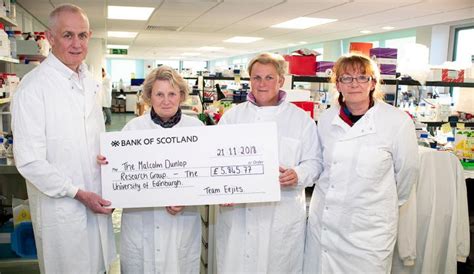 Donation To Support Bowel Cancer Research The University Of Edinburgh