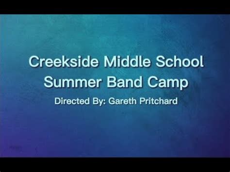 Creekside Band Camp 2023 YouTube