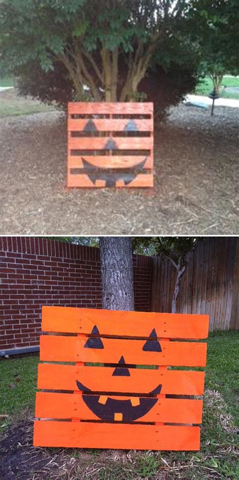 Diy Halloween Decorations Made From Wood Pallets