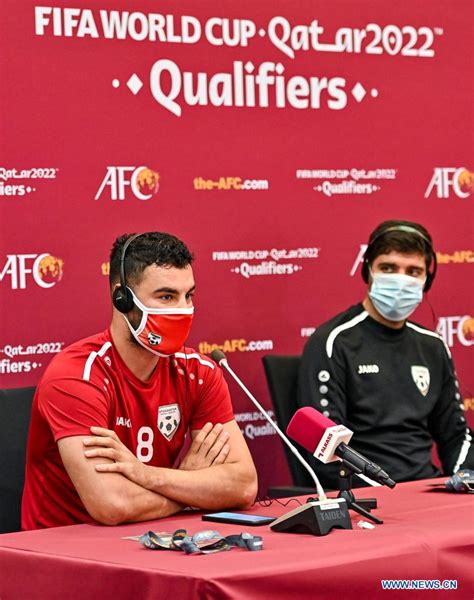 Press Conference Held Ahead Of Fifa World Cup Qatar 2022 Qulifier Xinhua English News Cn