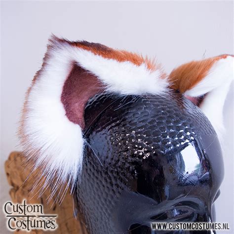 Red Panda In Dark Orange Ears Andor Tail Custom Costumes Shop