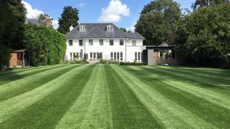 How To Mow Your Lawn With Double Width Stripes Lawn Crew