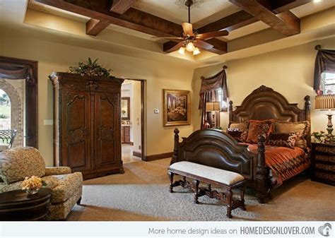 15 Extravagantly Beautiful Tuscan Style Bedrooms Home Design Lover