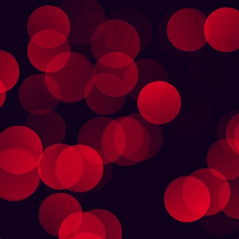 Free Vector Red Bokeh Lights Background