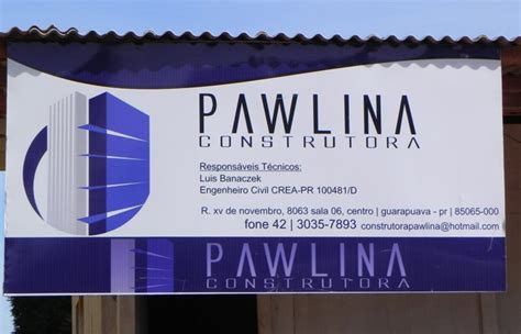 Placa Arquiteto Comunicação Visual Londrina