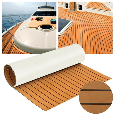 12 Colors Marine Yacht Boat And Rv Flooring Sheet Decking Teak Eva Foam