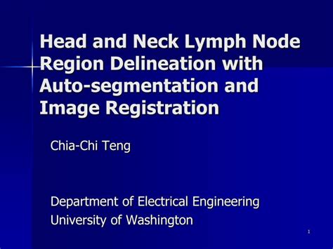 Ppt Head And Neck Lymph Node Region Delineation With Auto
