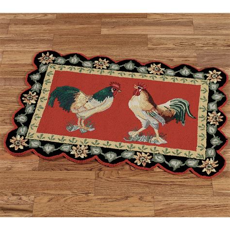 Finding the right rooster rugs is the hardest part. Unique Rooster Kitchen Rugs - HomesFeed