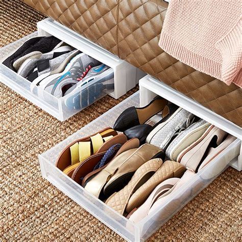 Find ideas and inspiration for diy shoe storage to add to your own home. How To Organize Shoes - Shoe Organization Ideas | The Container Store | Shoe organization closet ...