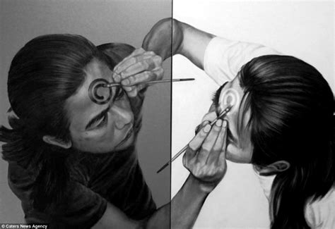 Veri Apriyatno Artist Creates Optical Illusion In Works Which Feature