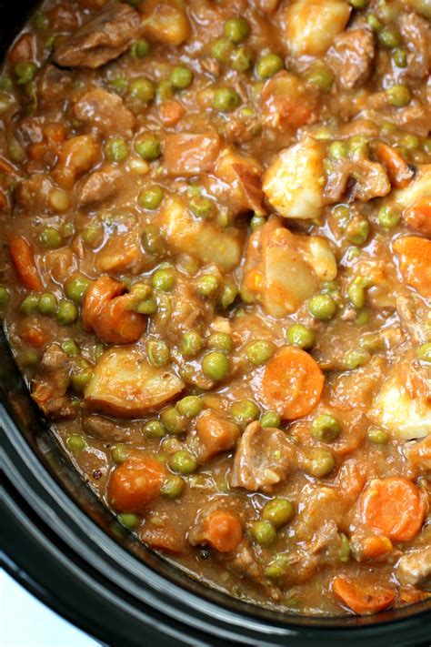 Ground beef stew is made in the slow cooker and it will make your house smell amazing! Beef Stew Made With Lipton Onion Soup Mix : Ground Beef ...